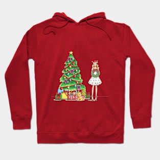 Christmas Illustration 1 Hoodie